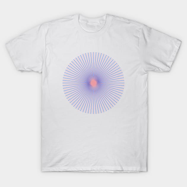 Circle Lines Visual Effect T-Shirt by DiegoCarvalho